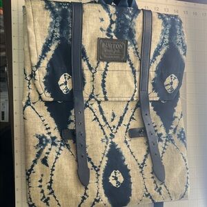 Burton Navy and Beige Backpack